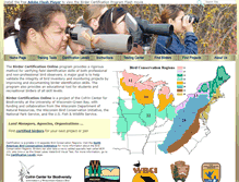 Tablet Screenshot of birdercertification.org